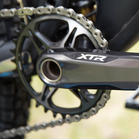 Angrenaj pedalier Shimano XTR FC-M9100-1, Hollowtech II, brate 175mm, fara BB, fara TL-FC41, fara foi [2]