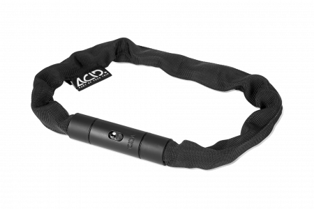 Antifurturi bicicleta - Antifurt Acid Chain Lock Corvid K80, 6x800mm, negru