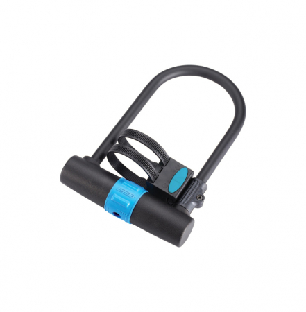 Antifurturi bicicleta - Antifurt BBB BBL-28 U-Vault 250x170 mm negru/albastru