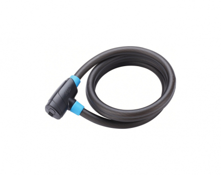 Antifurturi bicicleta - Antifurt BBB PowerSafe BBL-31 12mmx150cm negru/albastru