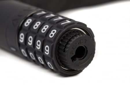 Antifurt cu cifru Acid Chain Combination Lock Corvid C80, 6x800mm, negru [2]