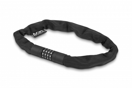 Antifurturi bicicleta - Antifurt cu cifru Acid Chain Combination Lock Corvid C80, 6x800mm, negru