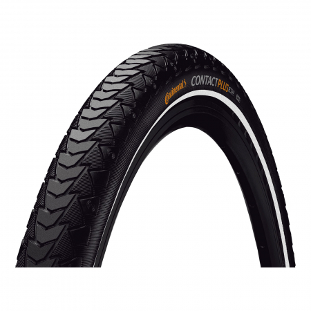 Piese biciclete - Anvelopa Continental Contact Plus, Negru/Reflex, 42-622, 700x42C(40C), 28x1.60
