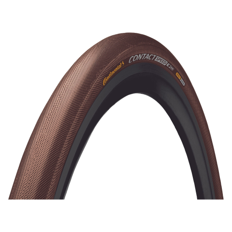 Piese biciclete - Anvelopa Continental Contact Speed Reflex, 28-622 (28x1 5/8x1 1/8), maro
