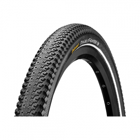 Cauciucuri bicicleta - Anvelope - Anvelopa Continental Double Fighter III SL, Negru/Reflex, 50-622, 29x2.0