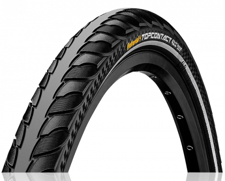 Cauciucuri bicicleta - Anvelope - Anvelopa pliabila Continental Top Contact II 28, Negru/Reflex, 28-622, 700x28C