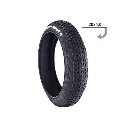 Cauciucuri bicicleta - Anvelope - Anvelopa CST BFT pentru Fat E-Bike, 100-406, 20x4.0