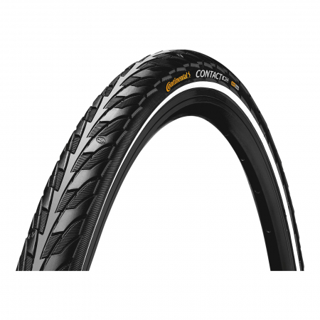 Cauciucuri bicicleta - Anvelope - Anvelopa pe sarma Continental Contact 28, Negru/Reflex, 28-622, 700x28C