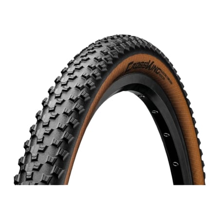 Piese biciclete - Anvelopa pliabila Continental Cross King Protection 55-559 (26x2.2) negru/bernstein