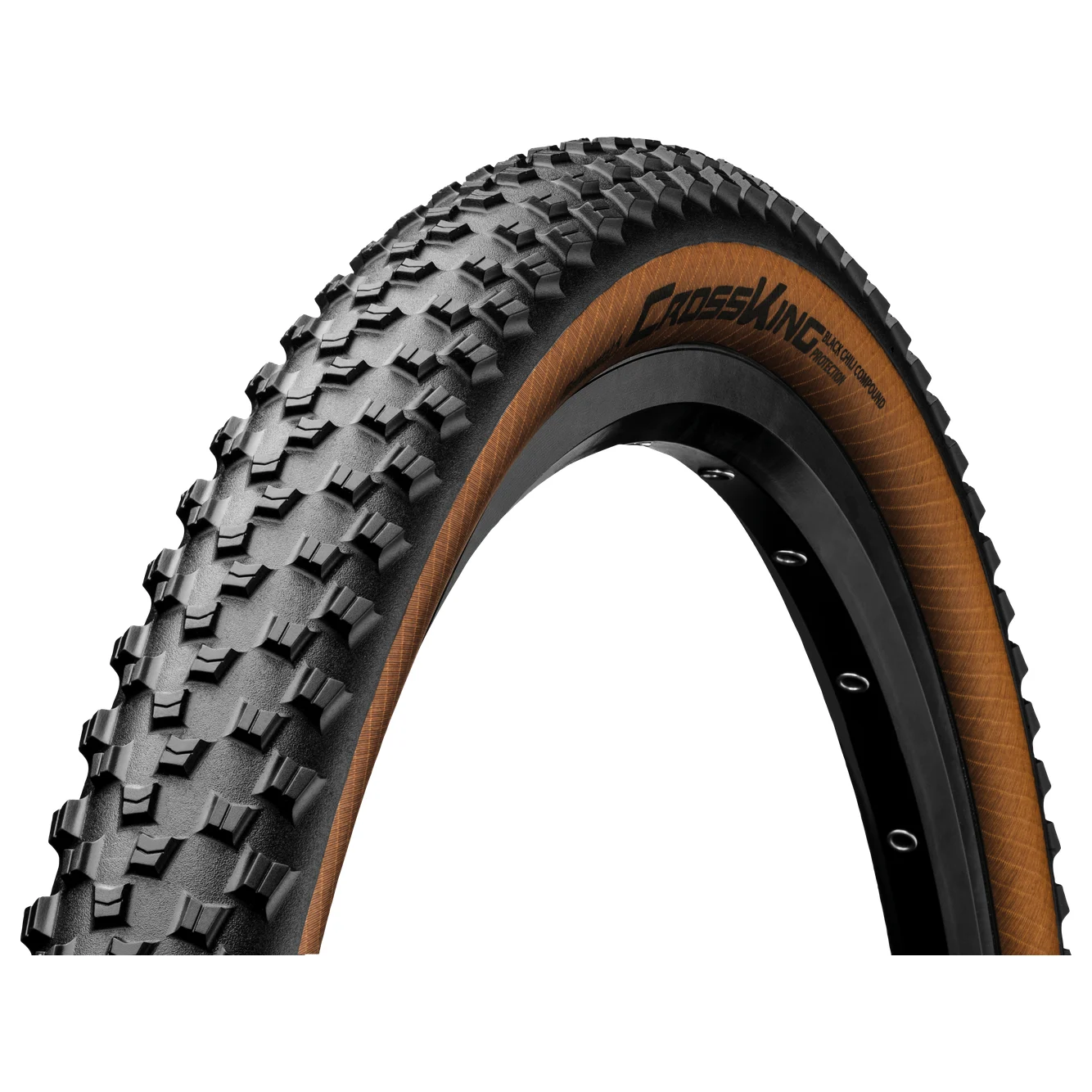 Piese biciclete - Anvelopa pliabila Continental Cross King Protection SL 55-622 (29x2.2) negru/bernstein