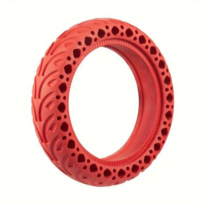 Anvelopa plina pentru trotineta Xiaomi Model V3, 8.5×2, Rosu [0]