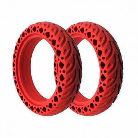 Anvelopa plina pentru trotineta Xiaomi Model V3, 8.5×2, Rosu [1]