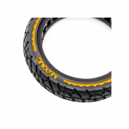 Anvelopa plina trotineta Nedong Ultra Light 8.5x2-6.1/B34 negru/galben [4]