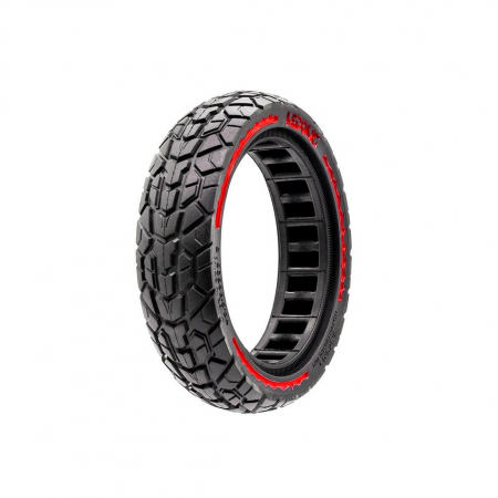 Anvelope trotinete electrice - Anvelopa plina trotineta Nedong Ultra Light 8.5x2-6.1/B34 negru/rosu