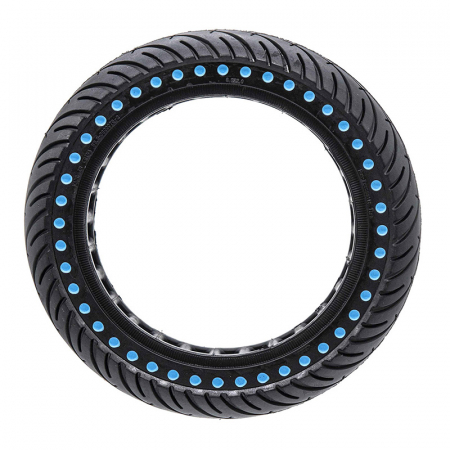 Anvelopa plina trotineta Ultralight pentru Xiaomi 8.5×2.0 - Buline Albastre [2]