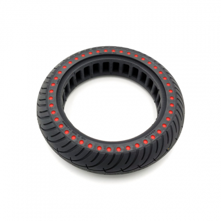 Anvelopa plina trotineta Ultralight pentru Xiaomi 8.5×2.0 - Buline Rosii [1]