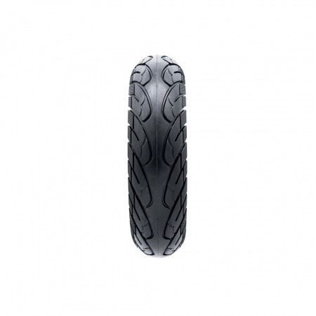 Anvelopa solida ultra-usoara 10x2.5 pentru jante 34mm Negru/Rosu [2]