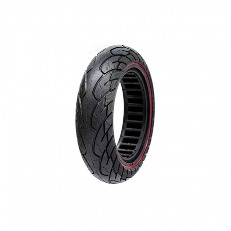 Anvelope trotinete electrice - Anvelopa trotineta solida ultra-light Nedong 10x2.5-6.1/B44 Red line