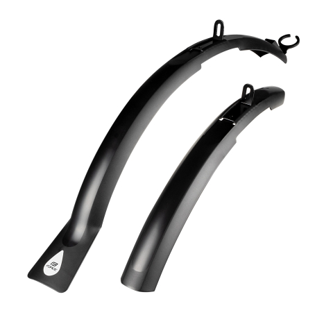 Aparatori de noroi - Aparatori Force 26-28 plastic negre terminatie lata