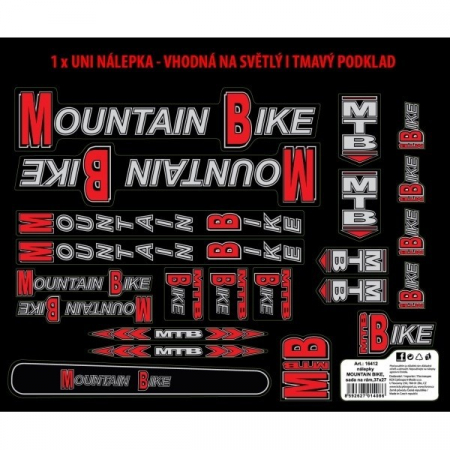 Autocolante cadru Force Mountain Bike 37x27 cm [0]