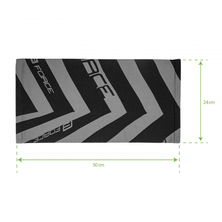 Bandana Force Arrow pentru iarna Negru/Gri, universala [1]