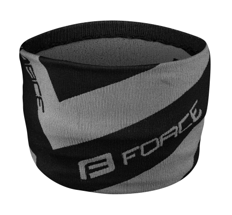 Imbracaminte ciclism - Bandana Force Arrow pentru iarna Negru/Gri, universala