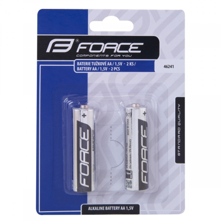 Baterii - Baterii Alkaline Aa Force 46241 1.5V 2 Bucati