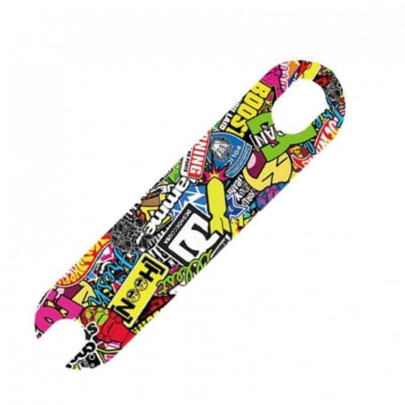 Trotinete, Piese trotinete, Skateboard - Baza antialunecare PVC pentru trotineta Xiaomi Pro si Pro 2 - Doodle Color