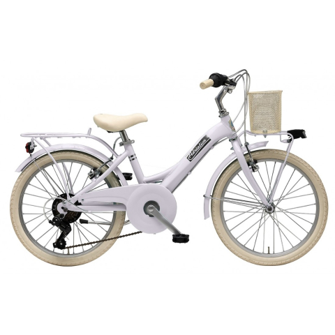 Biciclete Copii - Bicicleta copii Adriatica Panda 20", 7 viteze, Ivory