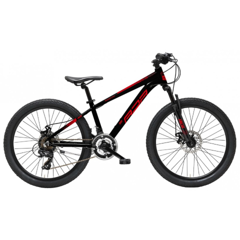 Biciclete Copii - Bicicleta copii Adriatica RC-K 24, aluminiu, 21 viteze, Negru/Rosu