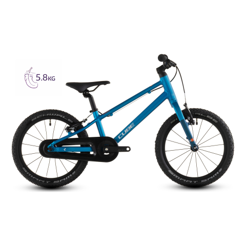Biciclete Copii - Biciclea copii Cube Numove 160 TopasBlue Nebula, roti 16