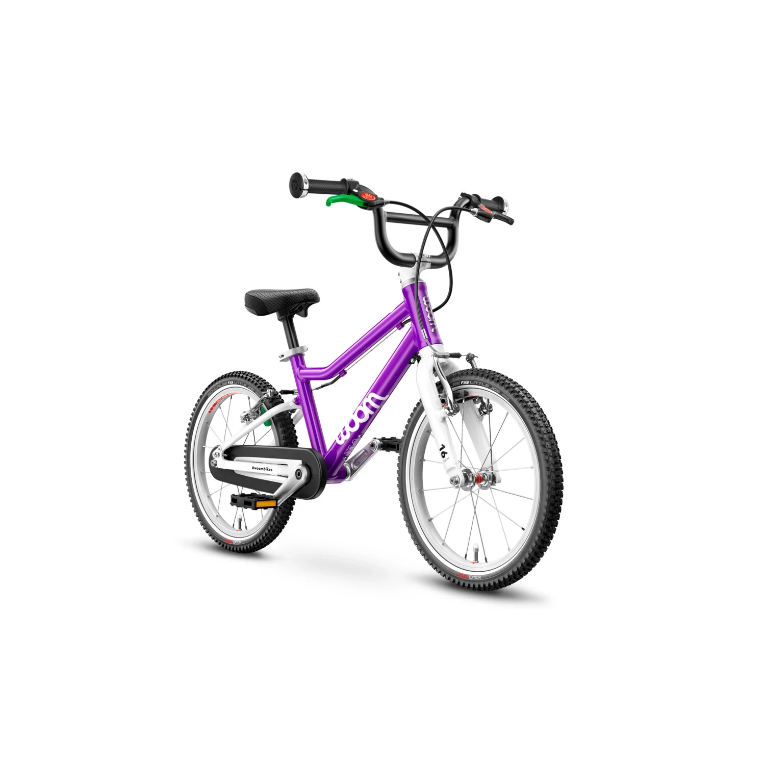 Bicicleta copii Woom 3, 16 inch, Mov [1]
