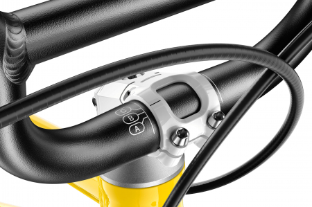 Bicicleta copii Woom GO 2, 14 inch, Galben [3]