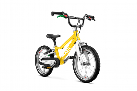 Bicicleta copii Woom GO 2, 14 inch, Galben [1]