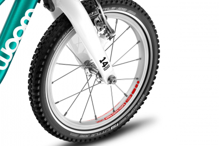 Bicicleta copii Woom GO 2, 14 inch, Turcoaz metalic [8]