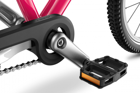 Bicicleta copii Woom GO 3 Automagic, 16 inch, Magenta [6]