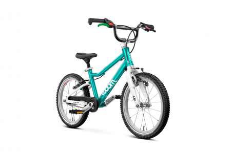 Bicicleta copii Woom GO 3 Automagic, 16 inch, Turcoaz metalic [1]