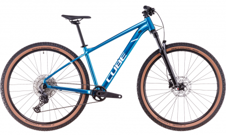 Biciclete Mountainbike - Bicicleta Cube Attention PRO Metallic Teal White 2025 Cadru XXL (24") - Roti 29"