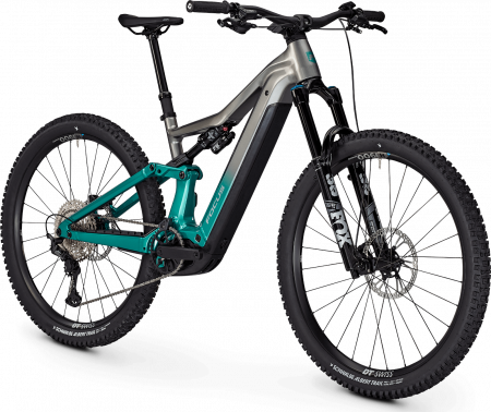 Bicicleta electrica Focus JAM2 6.9, baterie 800 Wh, nepal silver/emerald green, M, 42cm [1]