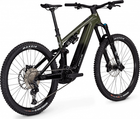 Bicicleta electrica Focus SAM2 6.8, baterie 600 Wh, urban green/magic black, S, 39cm [2]