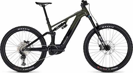 Bicicleta electrica Focus SAM2 6.8, baterie 600 Wh, urban green/magic black, S, 39cm [0]