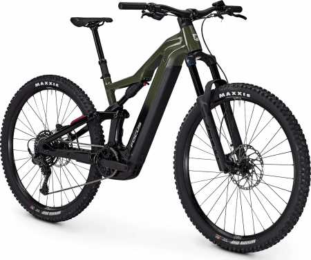 Bicicleta electrica Focus Thron2 6.7, baterie 600 Wh, urban green/magic black, S, 39cm [1]