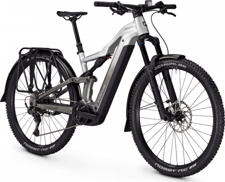Bicicleta electrica Focus Thron2 6.7 EQP, baterie 800 Wh, nepal silver/steel grey, M, 42cm [1]