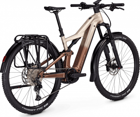 Bicicleta electrica Focus Thron2 6.8 EQP ABS, baterie 800 Wh, adamant silver/platinum bronze, S, 39cm [2]