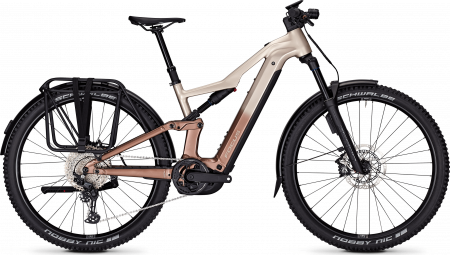 e-Bike-uri - Bicicleta electrica Focus Thron2 6.8 EQP ABS, baterie 800 Wh, adamant silver/platinum bronze, S, 39cm