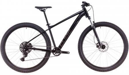 Biciclete - Bicicleta MTB Cube AIM PRO, black slateblack, cadru 56cm (XL, 22 inch) - roti 29