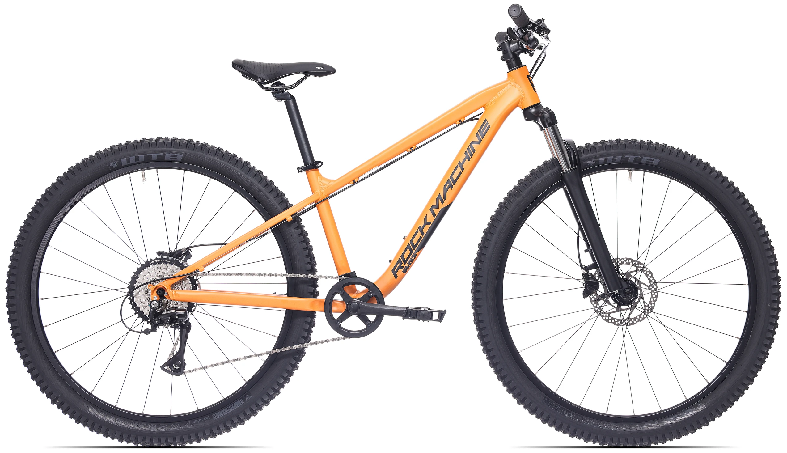 Biciclete Copii - Bicicleta Rock Machine Blizz 27 HD Lava Orange 34cm (13.5"/XS)