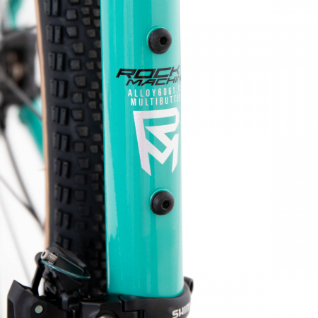Bicicleta Rock Machine Gravelride 500 28" Verde Deschis/Negru/Argintiu M 54cm [5]