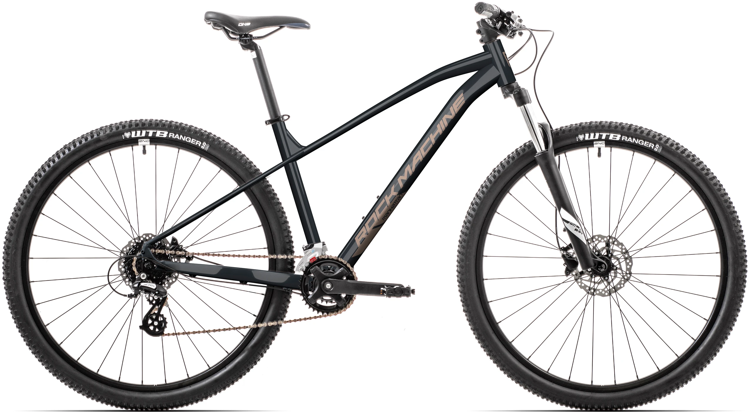 Biciclete - Bicicleta Rock Machine Manhattan 70-29, Gloss Night Storm Blue, 38cm (15"/S)
