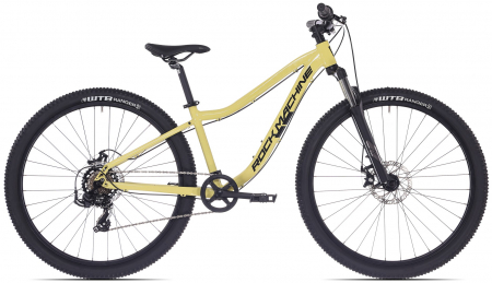 Biciclete Copii - Bicicleta Rock Machine Storm 27 MD 27.5" Gloss Sulfur Yellow 34cm (13.5"/XS)